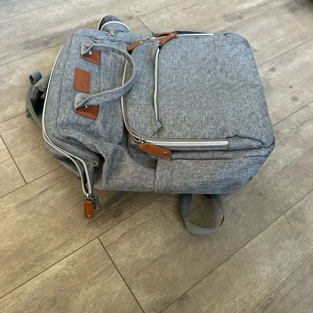 Boutique Large Diaper Bag, Backpack, Bassinet, Tech Charging Station all in one